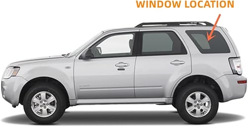 Miniatura 2 de Reemplazo de cristal de la ventana del cuarto lateral izquierdo para Mazda Tribute y Mercury Mariner 2008-2011Ford Escape 2008-2012 (no para versión