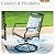 Sophia & William Outdoor Dining Set of 9, Large Square Patio Dining Table with 8 Swivel Rocking Dining Chairs with Cushion, Metal Black sOutdoor Table and Chairs for Garden Backyard Bistro