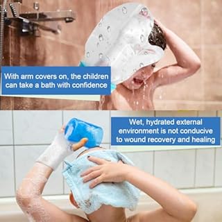 ZOPJUMA Protège Platre Protection Étanche pour Main, Protection Étanche pour Platre, Protection Impermeable pour Douche pour Gardant Plâtre et de Bandage au Sec Utilisé pour Douche, 28 x 20cm