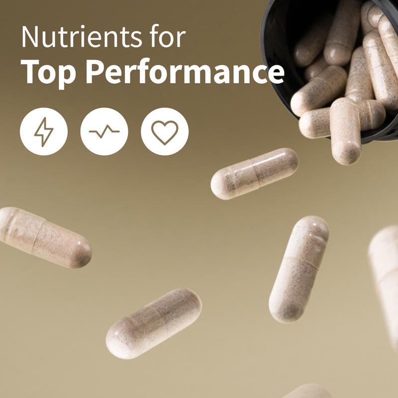 Image of Nitric Oxide Booster Supplement - L-Arginine, L-Citrulline & Beet Root - Energy & Performance Support - 100 Vegan Capsules, Made in USA