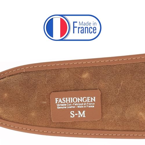 Image of FASHIONGEN - Woman Italian leather Obi belt, CASSIANE