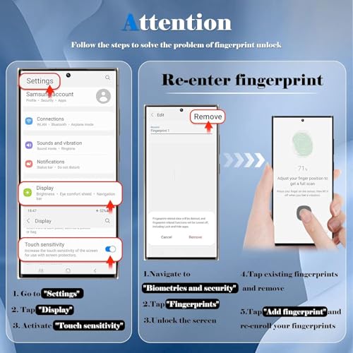 Image of SHILD Silicone-(2 Pack Screen Protector Guard for Oneplus 13R Cellphone Design (6.8-Inch Screen Size)|Transparent Screen Guard for Oneplus 13R-Fingerprint Support /S Pen Compatible /Hd