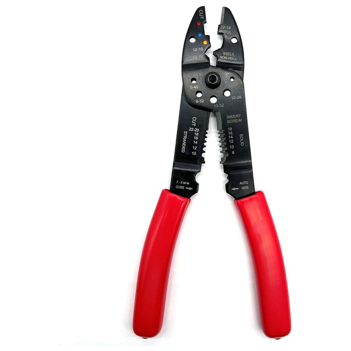 9 Inch Electric Multi Tools Cable Stripper Plier Crimper Wire Cutter Electric Wire Multi-Tool Stripper Crimper Bender Cutter Pliers