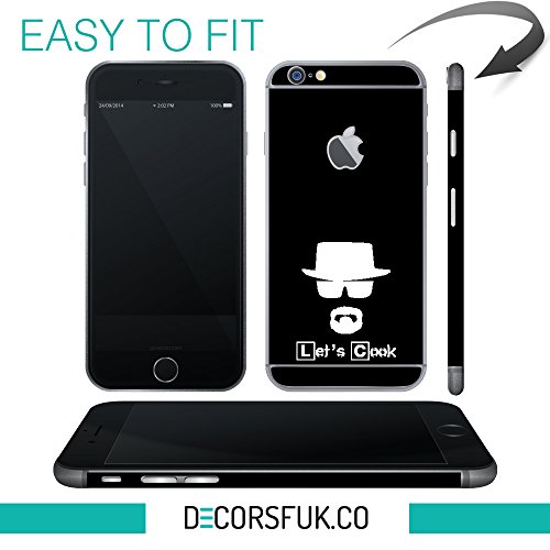decorsfuk.co iPhone 6 Color Negro Piel/iPhone 6 dodoskinz/Apple dodoskinz/iPhone mobifox/iPhone Pegatinas