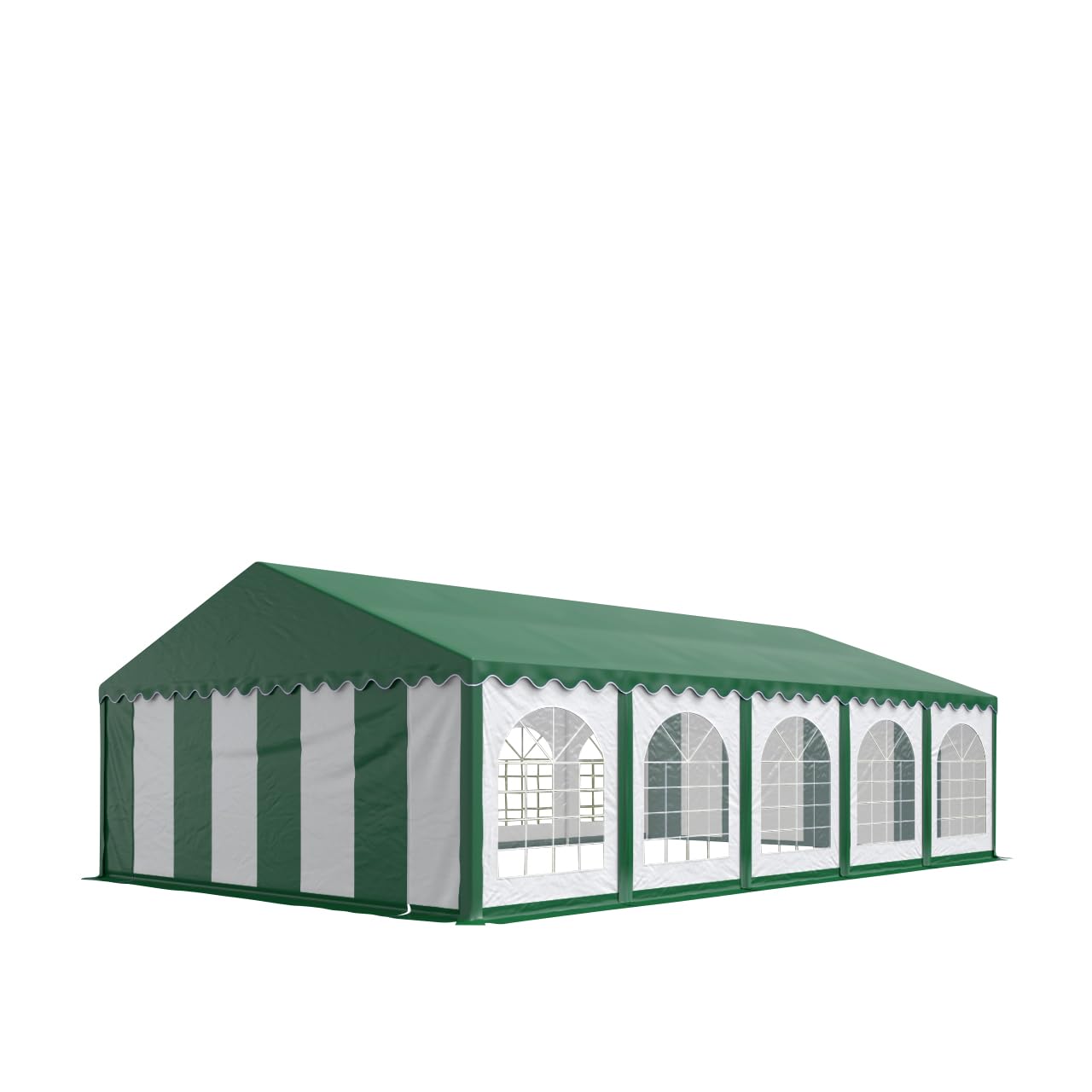 Outsunny Gazebo Da Giardino 10x5 M Con 10 Pareti Laterali E Porte A Cerniera – Tenda Per Eventi Esterni, Matrimoni E Feste, Protezione UV30+