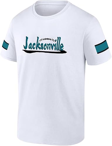 Miniatura 5 de KREDE Camisetas Jacksonville personalizadas de manga corta cuello redondo hombres mujeres jóvenes regalos