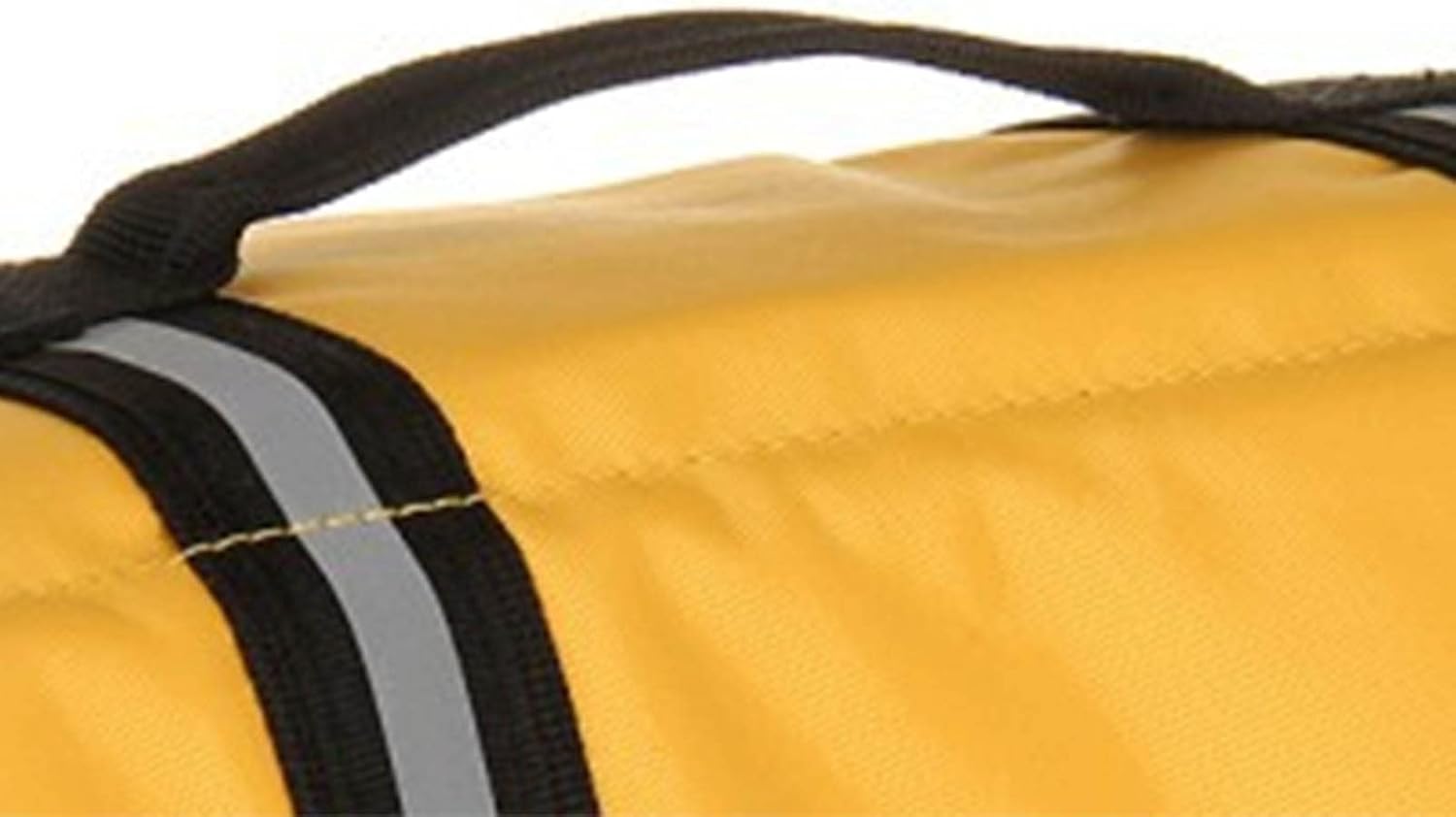 Qiilu Reflective Dog Lifesaver Pet Life Jacket Reflective Breathable Mesh Portable Dog Lifesaver Flotation Vest for Boating Swimming and Beach (S)