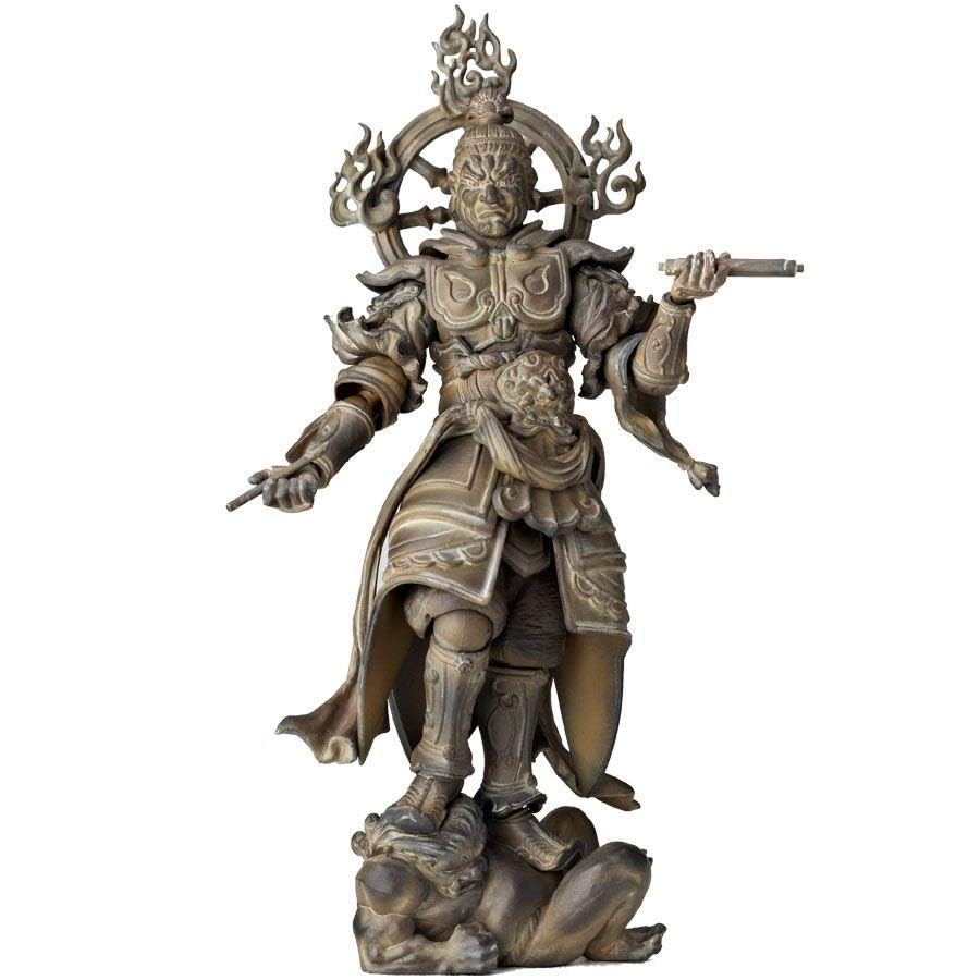 Amazon.co.jp: 海洋堂 リボル テックタケヤ 002EX 可動仏像 広目天 木