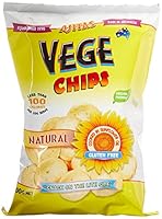 Ajitas Vege Chips Natural Flavour Chips, 6 x 100 Grams