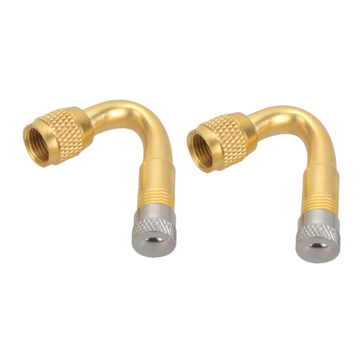 FUNOMOCYA 2pcs Tire Valve Extensions Valve Stem Extenders for Bicycles Motorcycles Trailers Rvs Durable Air Tyre Extensions for Quick Installation and Reliable Sealing