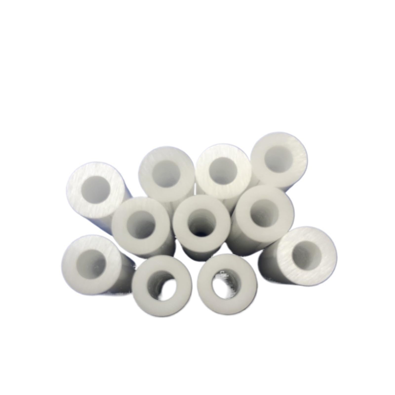 Manga de cerámica de alúmina Manguito de cerámica zirconio ligero, longitud 20 mm, 36, 42, tubos redondos huecos, 10 unidades(9.6x5x36mm)