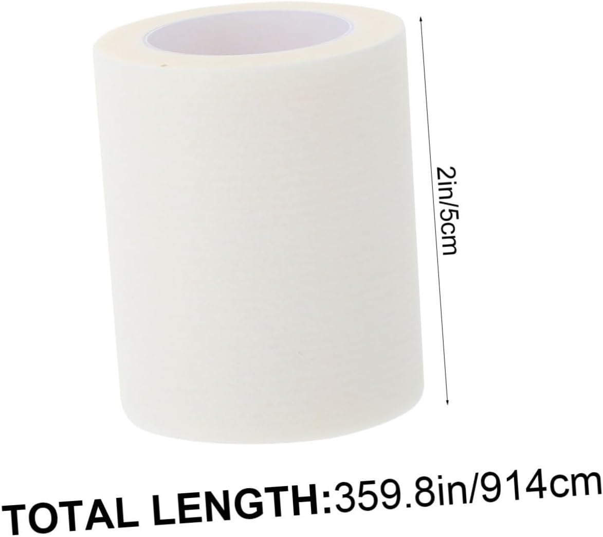 6 Rolls of Breathable Paper Non-Woven Tape Use Secure Fixation Adhesive