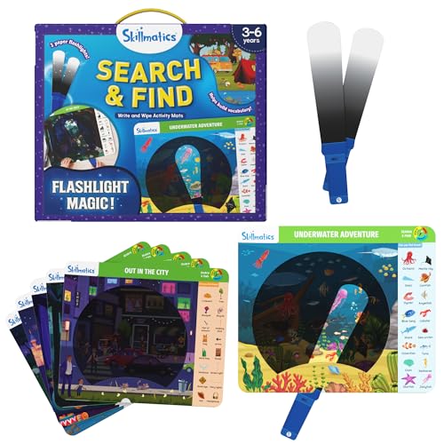 Image of Skillmatics Preschool Learning Activity - Search and Find, Flashlight Magic