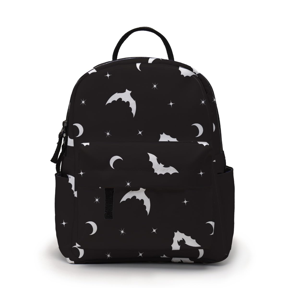 Deanfun Mini Backpack for Women - Waterproof Cute Small Backpack with Bat Print, Multi Pockets and Reinforced Belts MNSB-311