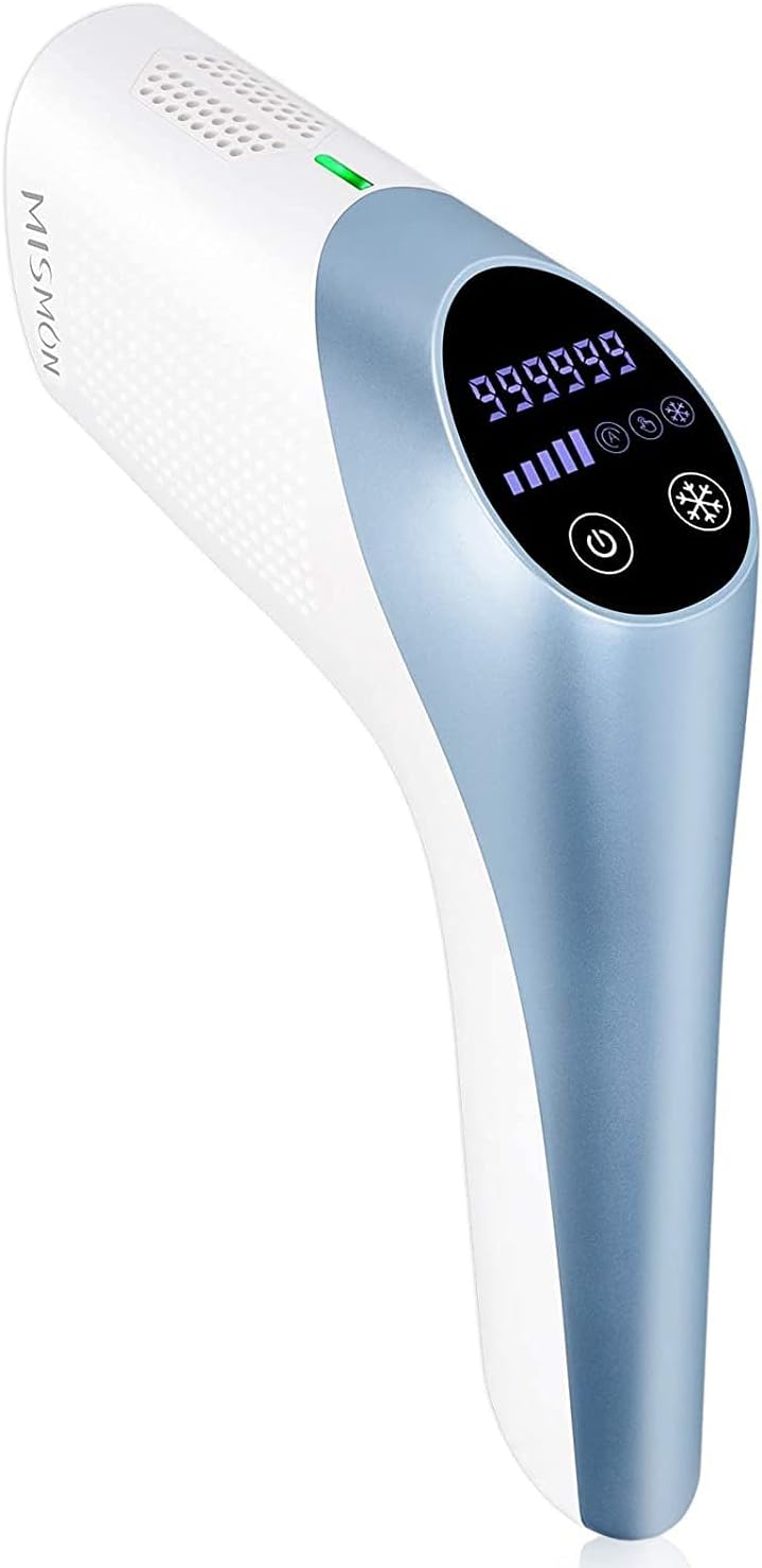 Ice Compress Laser Hair Removal for Women, MiSMON Permanent IPL Hair Removal Device for Body, Bikini, Safe Home Use Professional Painless Intense Pulsed Light Hair Removal System Ice Compress Laser Hair Removal for Women, MiSMON Permanent IPL Hair Removal Device for Body, Bikini, Safe Home Use Professional Painless Intense Pulsed Light Hair Removal System