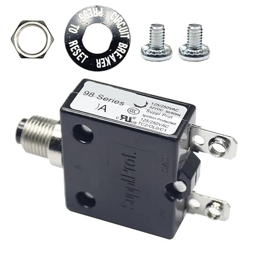 AARTERZZA 1 x 98 Series 14A Thermal Protection Circuit Breaker with Screw Terminal