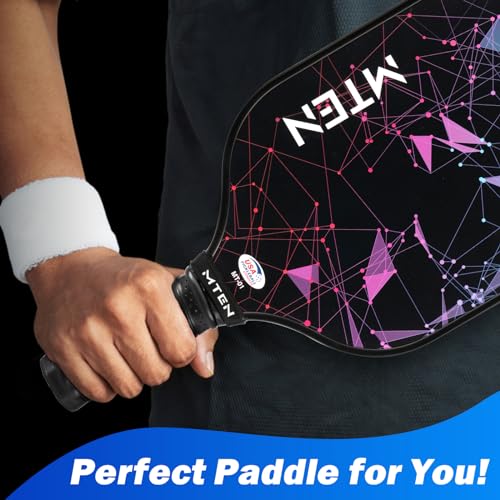 Image of MTEN Pickleball Paddles Set of 2 /4 /1, USAPA Approved Fiberglass Rackets