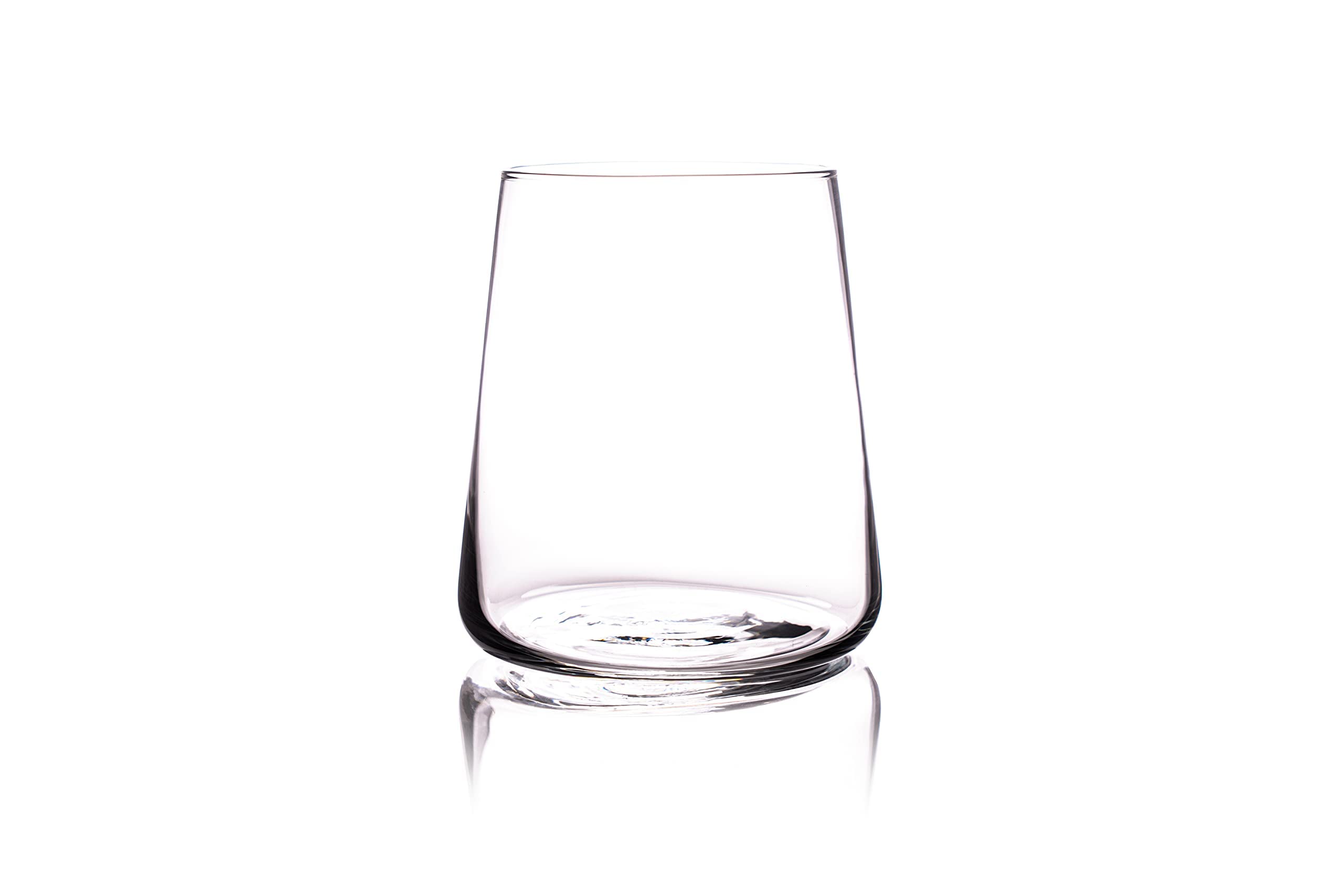 Krosno Szklanka do wody, napojów i innych zimnych napojów, zestaw 6 sztuk, 380 ml, kolekcja awangardowa, idealna do domu, restauracji i na imprezy, nadaje się do zmywarki i kuchenki mikrofalowej