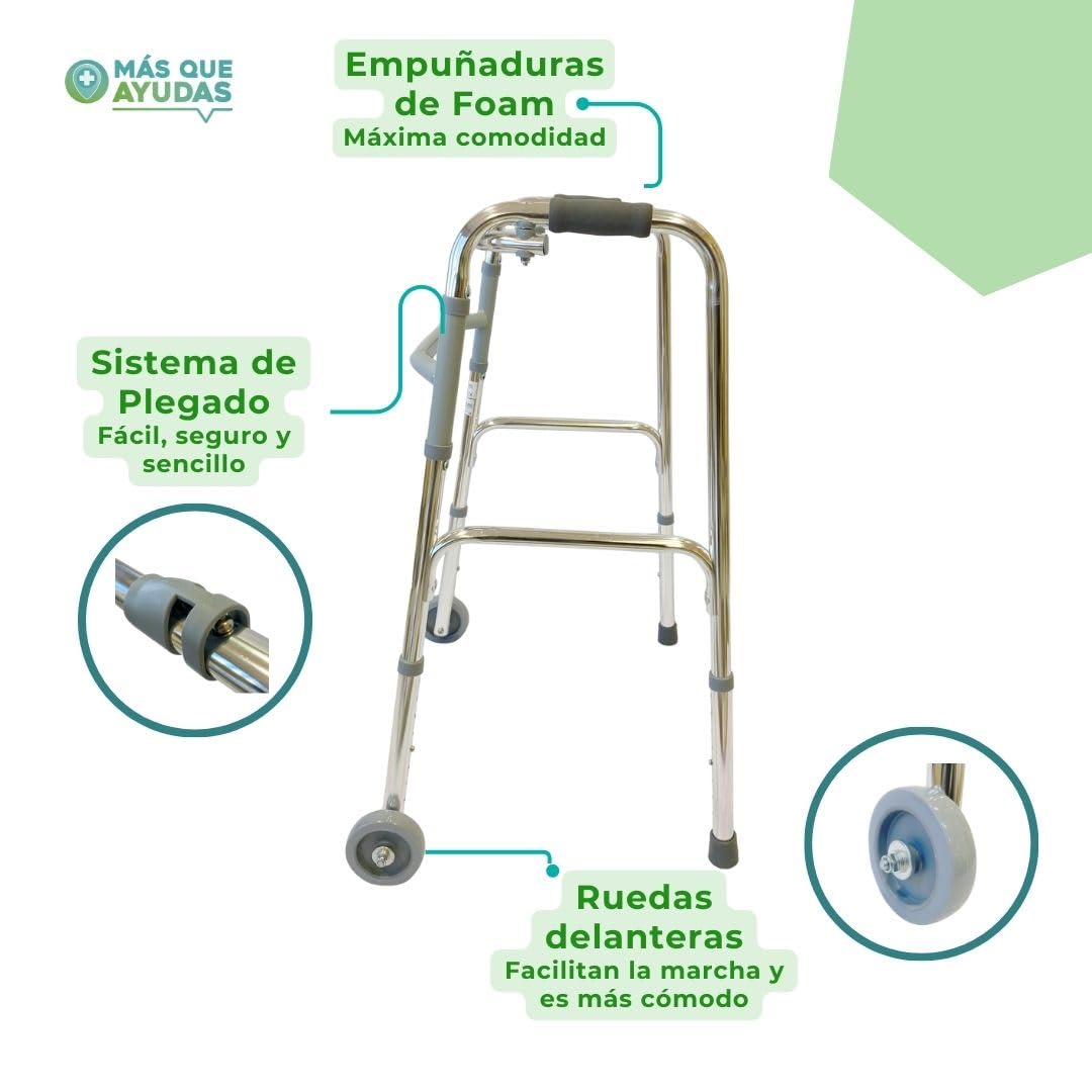 Andador plegable con ruedas | R. 2110