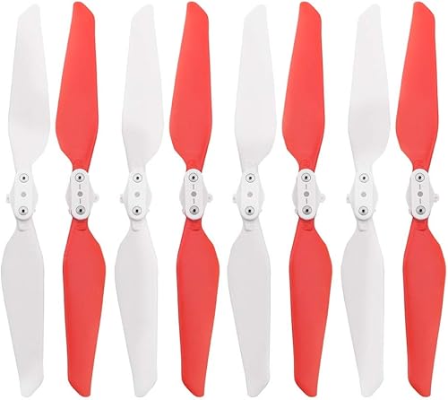 48pcs Quick Release Propeller for FIMI X8SE X8 SE 2020 Drone Replacement Blade Folding Props Spare Parts Accessory Wing Fan (Color  8pcs red White)