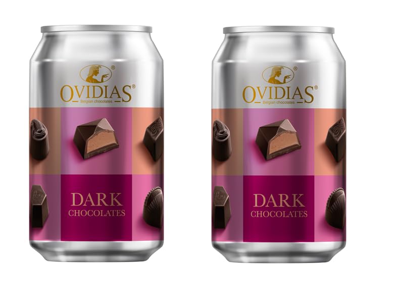 Amazon | オヴィディアス ダークチョコレート 76g×2個 チョコレート缶