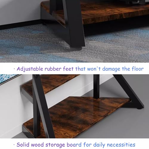 Soporte móvil ajustable para TV de 65-100 pulgadas con ruedas miniatura 6