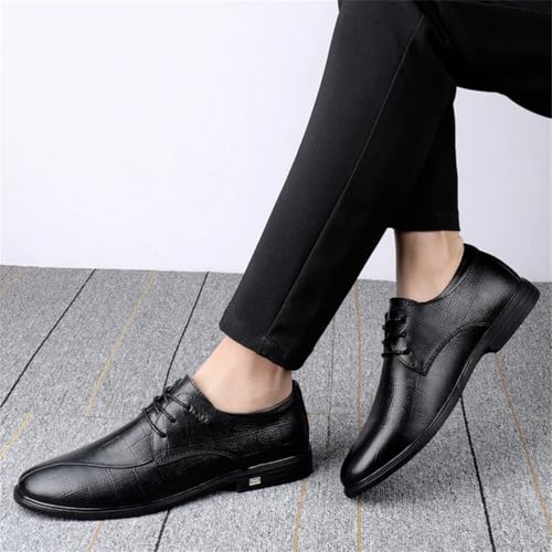 Men's Shoes Men Wedding Leather Business Mens Dress Pointed Casual Youth British Style Spring Oxford Shoes4