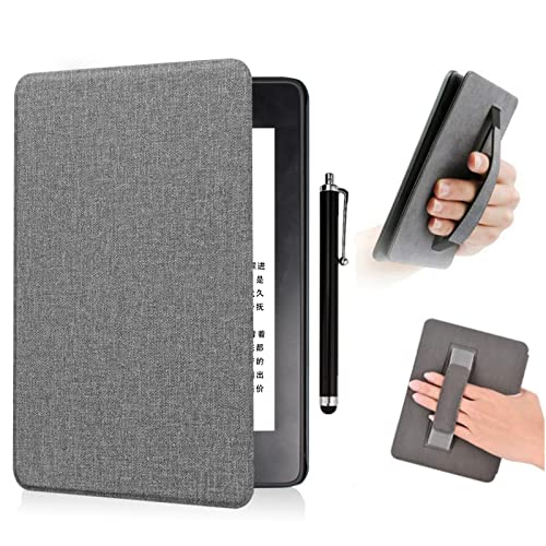Custodia in Tessuto per Kindle 11a Generazione Modello C2V2L3. con Cinturino da Polso con Auto Wake-Sleep. Non Adatto per Paperwhite di 11a