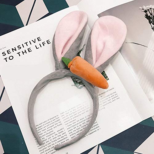 Jrancc Fascia Capelli Carota 2Pcs Carota Orecchie