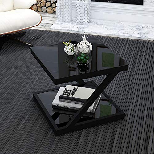 HMDJW Simple Modern Side Tempered Glass Small Coffee Table Square Crea HMDJW Simple Modern Side Tempered Glass Small Coffee Table Square Crea