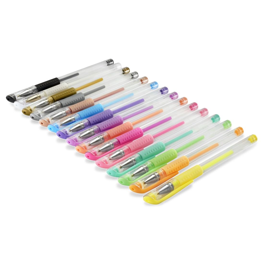 Hama Gel Pens, Set of 15 (Gel Pen Set, Pastel/Classic, Black/White/Blue/etc., for Children/Adults, Drawing, Painting - Image 2