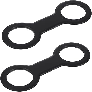 2 Pcs Snorkel Keeper, Silicone Snorkel Clip for Mask Dive Mask Strap Tube Holder Universal Retainer Attachment Diving Snorkeling Gear Accessories Spare Part