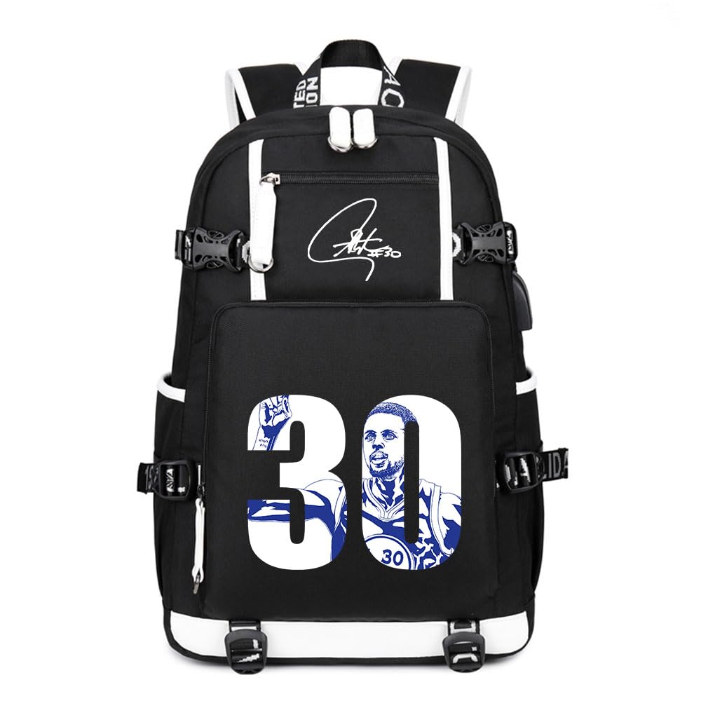 Ansigeren Basketball Player 30 Multifunction Backpack Travel Student Backpack Fans Bookbag For Men Women (1)