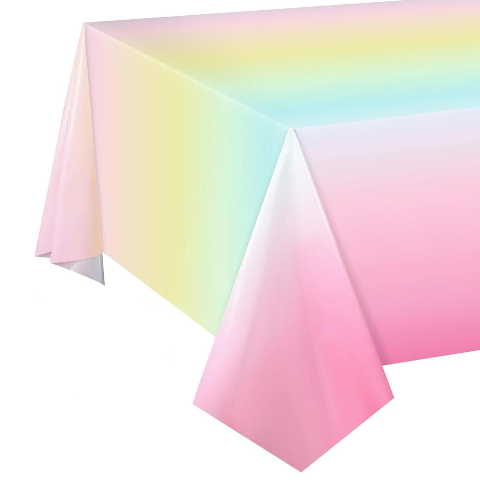 YROHGKPN Table Cloth Colorful Slipcover 54x108Inches Waterproofie for Weddings Baby Showers Event Dining Cloth