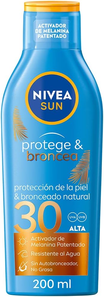 Nivea Nive Sun Latte Solare Protect And Bronze Spf30 200ml