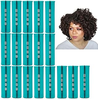 Perm Rods Jumbo, 18 pcs Extra Large Size Hair Rollers for Natural Hair Long Short Hair Styling Tool Hair Curlers
