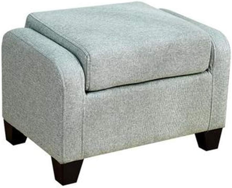 Tabouret de repos extensible vert pour optimiser le coin détente du salon