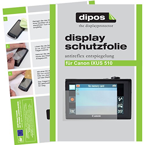 I 6X Pellicola Protettiva antiriflesso Compatibile con Canon IXUS 510 di Protezione