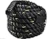 Giantex 1.5" Workout Strength Training Undulation Poly Dacron Battle Rope Black (40ft)