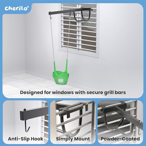 Image of Cherilo Metal Window Stand Hanger for Baby Swing Cradle(Jhula) / Cot (No Cradle /Spring) - Stand Only - 1 Piece