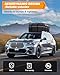 Sailnovo Rooftop Cargo Carrier - 20 Cubic Car Roof Cargo Carrier Waterproof for Vehicles with/Without Roof Rack, Car Top Carrier Includes Anti-Slip Mat, Luggage Lock, 6 Door Hooks, Storage Bag