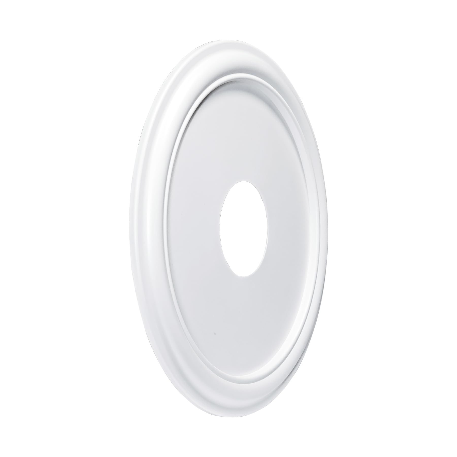 EIFHYT Molded Nylon Ceiling Medallion for Light Fixtures and Ceiling Fans 16"OD x 4"ID x 3/4"P (Fits Canopies up to 12-3/8") White — Amazon image 5