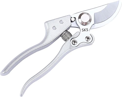 Miniatura 1 de Tijeras de podar de jardinería, tijeras profesionales de 7.8 pulgadas con cuchillas afiladas de acero SK5 para ambos zurdos y diestros