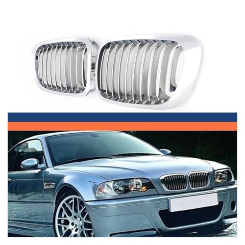 Parrilla delantera tipo riñón para Serie 3 E46 Cabrio, sustitución de cubierta 6