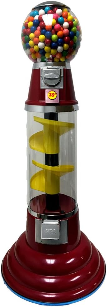 Junior 4 Foot Spin & Drop Spiral Gumball Machine