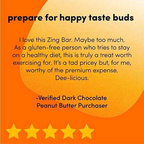 image for Zing Bars Zing Whey Protein Bar | Dark Chocolate Peanut Butter|Real Da