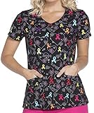 mit 2 Vordertaschen Dickies Schlupfhemd Kasack Print Love Hope Care (M)