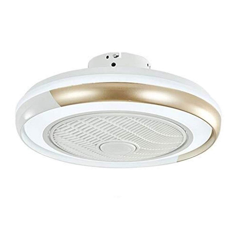 Ventilateur de plafond avec lampe LED moderne à 3 vitesses pour salon