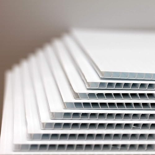 Miniatura 7 de Letreros para patio, 100 letreros de plástico corrugado de 12 x 18 pulgadas x 0.157 in, paquete de 100 unidades, ideal para cualquier evento, panel