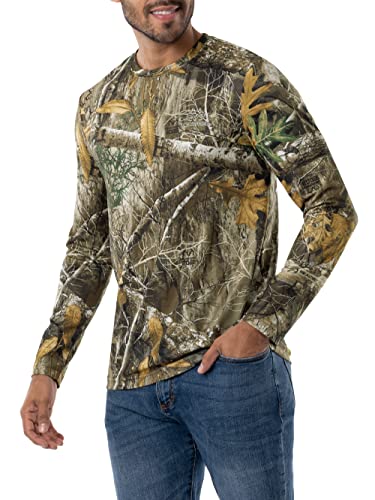 Realtree Men\'s 2 Pack Long Sleeve Performance Tees, Edge Camo - Thumbnail 6